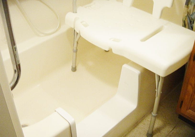 Tub to shower conversions - custom cut fiberglass tub for extra depth