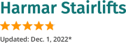 Harmar Stairlifts Consumer Affairs Rating Harmar Stairlifts, 4.8/5 Star Rating, Updated December 1, 2022*